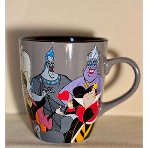 Disney Villains Ceramic Mug Absolutely Miserable Ursula Cruella Hades Hook Scar